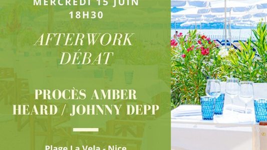 Afterwork AFJE Nice : "Débat sur le procès Amber Heard et Johnny Depp"