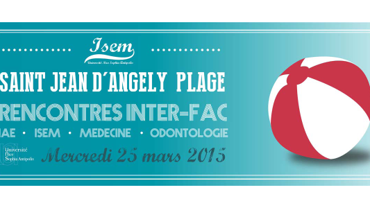 SAINT JEAN D'ANGELY PLAGE - 1ère édition Rencontre inter-facs le 8 avril !