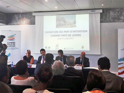 Prévention du risque inondation : Signature du Programme d'Actions et de Prévention des Inondations (PAPI) d'intention de l'Agglomération de Cannes
