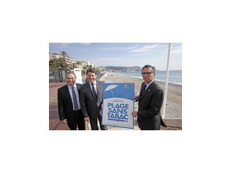 Nice : première plage labellisée "Plage sans tabac ®"