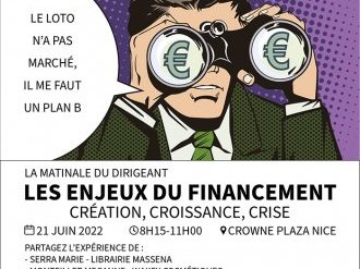 Matinale du dirigeant : "Comment financer votre projet d'entreprise ?"