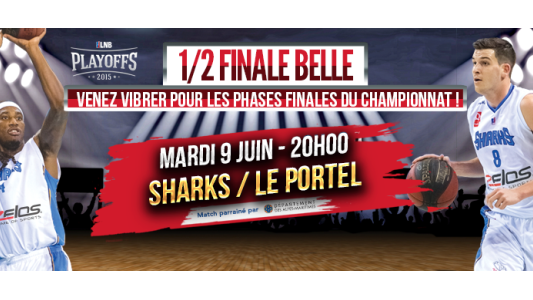  AZUR ARENA, Mardi 9 Juin, les Sharks d'Antibes en FINALE de PLAYOFF ?