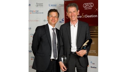 Christophe FRANÇOIS Directeur Financier d'Orolia remporte le Trophée Finance & Gestion - 5ème édition