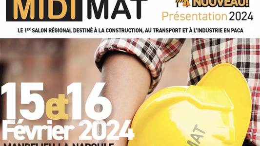 Midi Mat : un nouveau salon pour la construction, le transport et l'industrie pour la Côte d'Azur