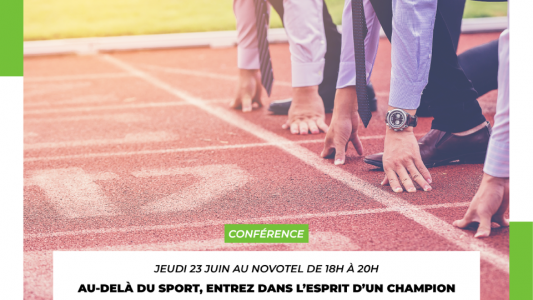 Conférence JCEM « Au-delà du sport, entrez dans l'esprit d'un champion »