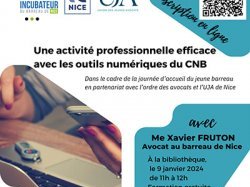 UJA de Nice : Première formation pour les nouveaux avocats le 9 janvier