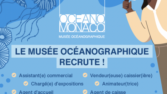 Le Musée océanographique recrute via un job dating le 5 avril