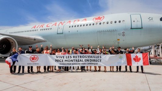  Air Canada reprend son service sans escale entre Nice et Montréal