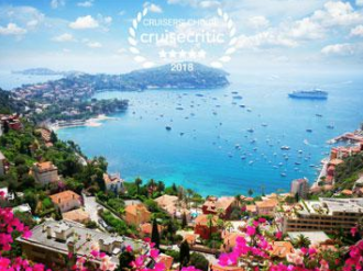 Villefranche-sur-Mer élue meilleure destination croisière en Méditerranée occidentale