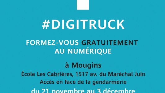 Dernière étape du Digitruck à Mougins !