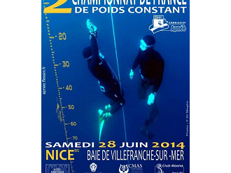 Championnats de France Apnée Villefranche sur Mer avec Pierre Frolla