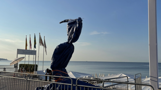 14 juillet 2022 à Nice : « L'Ange de la Baie » installé et un concert de l'Orchestre philharmonique 