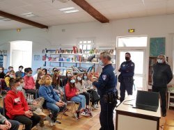 A Cogolin, la police municipale sensibilise les écoliers et collégiens