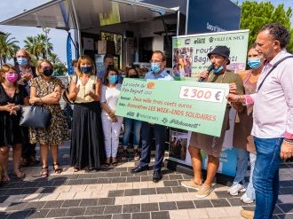 Etape finale à Nice du périple gourmand et solidaire du food truck La Pitchounett'