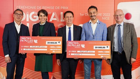 AMKbiotech et Livmed's remportent l'édition niçoise 2022 du concours Digital InPulse de Huawei