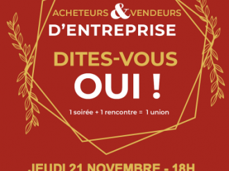 Soirée transmission-reprise d'entreprise de la CMA le 21 novembre !