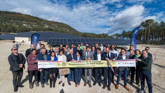 La centrale photovoltaïque de Saint-Auban est opérationnelle