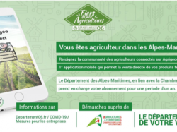Le De ?partement des Alpes-Maritimes soutient Agrigeodirect, l'application qui propose tous les produits fermiers locaux en vente directe sans interme ?diaires !