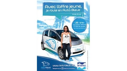 La Métropole lance l'offre jeune pour rouler en Auto Bleue