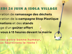 Stop Plastique : nettoyage le long de la Tinée le 24 juin