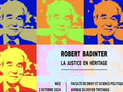 Colloque "Robert Badinter, la justice en héritage" le 2 octobre à Nice