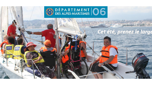 Lancement de la 10ème édition de la Tournée handivoile 06 - Club nautique de Nice