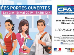 Journées Portes Ouvertes au CFA Métropole Nice Côte d'Azur les 3 et 10 mai