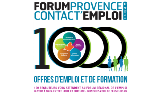 Forum Provence Contact'Emploi au Palais des Congrès de Digne-les-Bains : 1000 offres en direct ! 