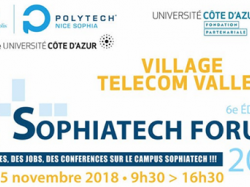 SophiaTech Forum 2018, l'incontournable forum stages et emplois Bac+4/5
