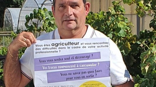 Pour Max Bauer, "il faut lever le tabou sur le suicide qui touche le monde agricole"