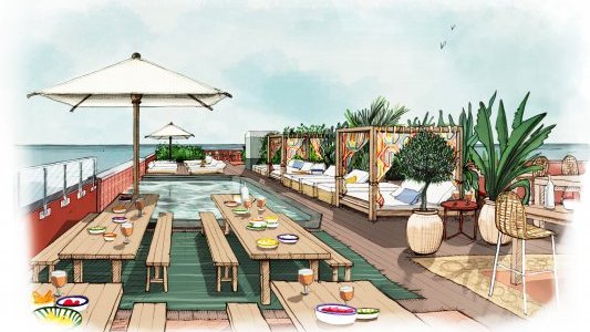 AC Hotel Nice : le toit-terrasse panoramique fait peau neuve