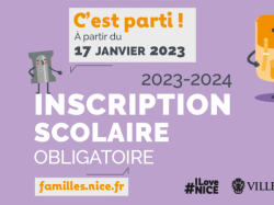 Nice : les préinscriptions scolaires pour l'année 2023/2024 sont ouvertes