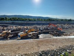 Les travaux d'urgence du SMIAGE sur la digue de Saint-Laurent-du-Var finalisés 