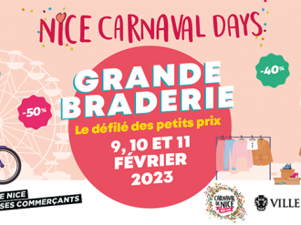 Carnaval Days : La Ville de Nice organise la 5e édition de sa grande braderie 