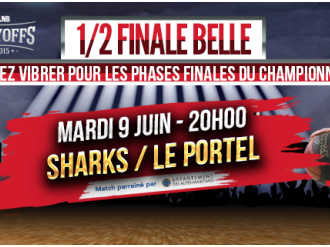  AZUR ARENA, Mardi 9 Juin, les Sharks d'Antibes en FINALE de PLAYOFF ?