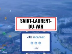 Saint-Laurent-du-Var décroche son label "Ville Internet @@@"