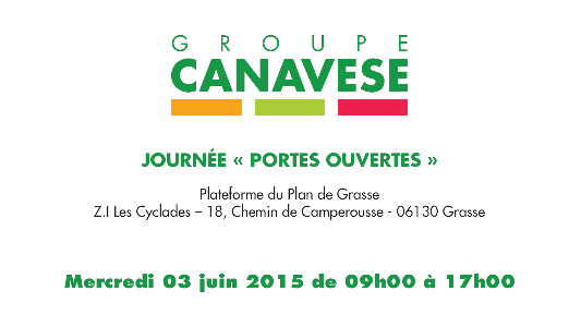 Le Groupe CANAVESE organise une journée Portes Ouvertes de sa plateforme de Grasse