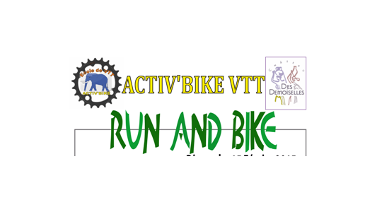 Le club Activ'Bike organise la 1ere édition de son Vétathlon RUN AND BIKE