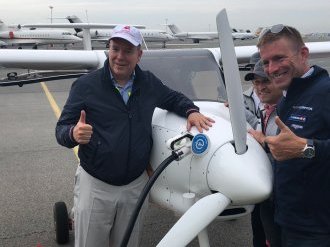 L'aéroport Nice Côte d'Azur a accueilli le premier vol électrique d'un chef d'Etat !