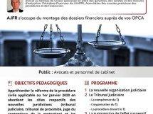 Formation AJFR : "La réforme de la procédure civile au 01/01/20" par Me Frédéric Kieffer 