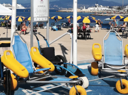 Ce lundi la Mairie de Cannes ouvre la 24e saison d'Handiplage en toute se ?curite ? sanitaire
