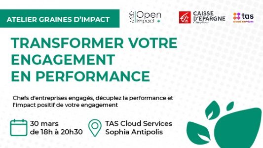 Atelier MBD OPEN IMPACT/CECAZ : "Sensibilisation à la RSE" le 30 mars