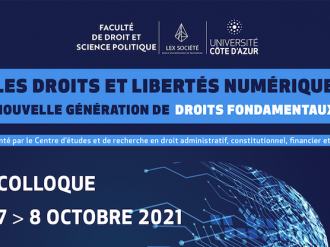 Colloque CERDACFF - Les droits et libertés numériques, nouvelle génération de droits fondamentaux ?