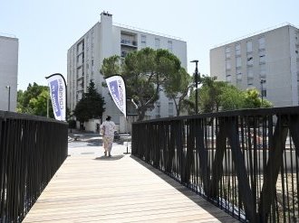 Cannes : Une nouvelle passerelle piétonne au-dessus de la Frayère pour faciliter la circulation