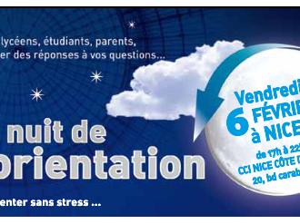 Rendez vous le 6 février à la CCI Nice pour la Nuit de l'Orientation