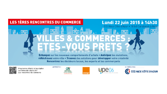 [SAVE THE DATE] Les 1ères Rencontres du commerce : Villes et Commerces êtes-vous prêts ?