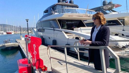 A Cogolin, une nouvelle poubelle de mer aux Marines