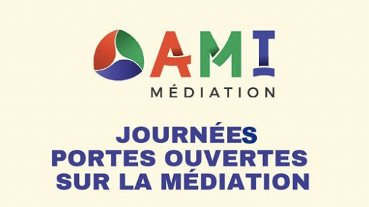 Semaine internationale de la médiation : Stand d'information AMI MEDIATION au tribunal judiciaire de Nice et Grasse 
