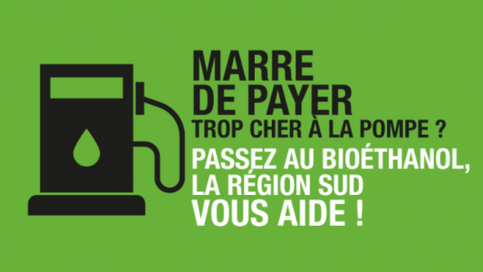 La Région Sud augmente son Chèque Transition Bioéthanol à 500 €