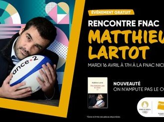 Rencontre avec le journaliste sportif Matthieu Lartot à la Fnac de Nice le Mardi 16 Avril 